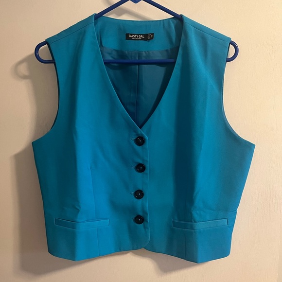 Nasty Gal Tailored Vest size 10 - Picture 3 of 4